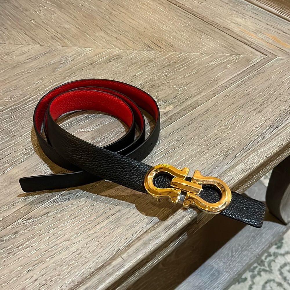 Salvatore Ferragamo Reversible Gancini Belt